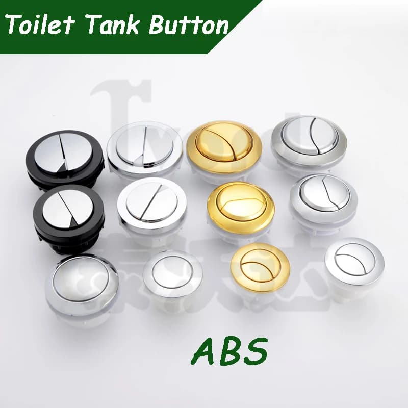 Dual Flush Toilet Tank Button 38mm/48mm/58mm Round shape Closestool Push Buttons Flush Valves Switch Bathroom Accessories