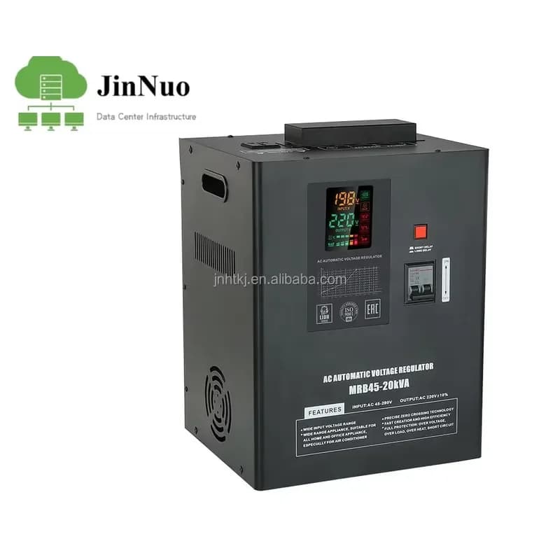 for MRB45 20KVA Automatic Single Phase AC Voltage Regulator Relay 45-280V Input 220V Output with LCD Display for Home Use