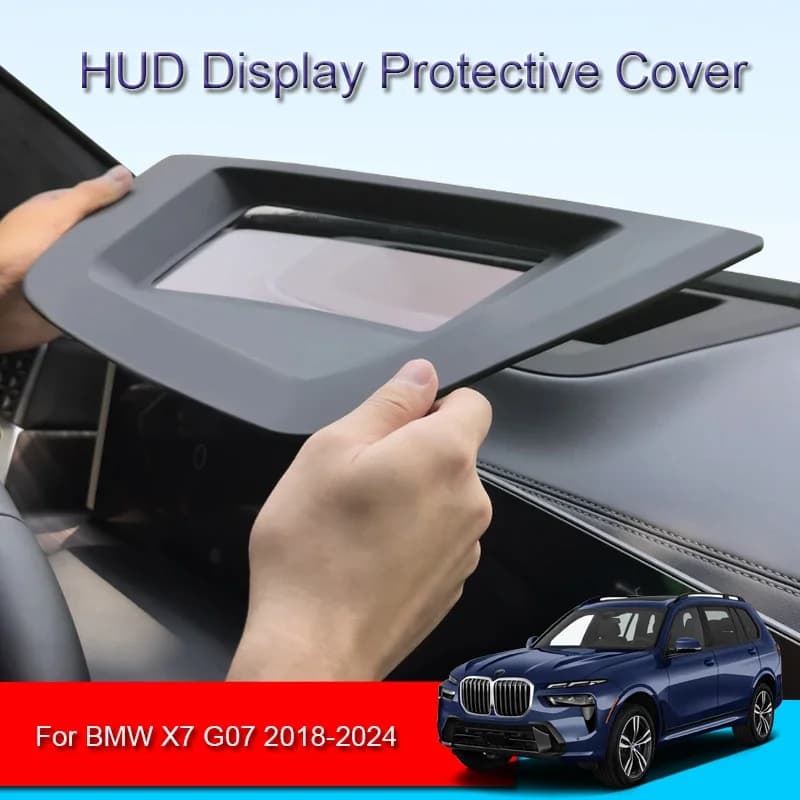 Car HUD Display Protective Cover For BMW X7 G07 2020-2025 Head Up Display Reflective Projection Screen Dustproof  Accessor