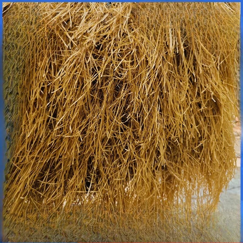 Simulation thatched roof straw pavilion outdoor plastic wool shed eaves decoration