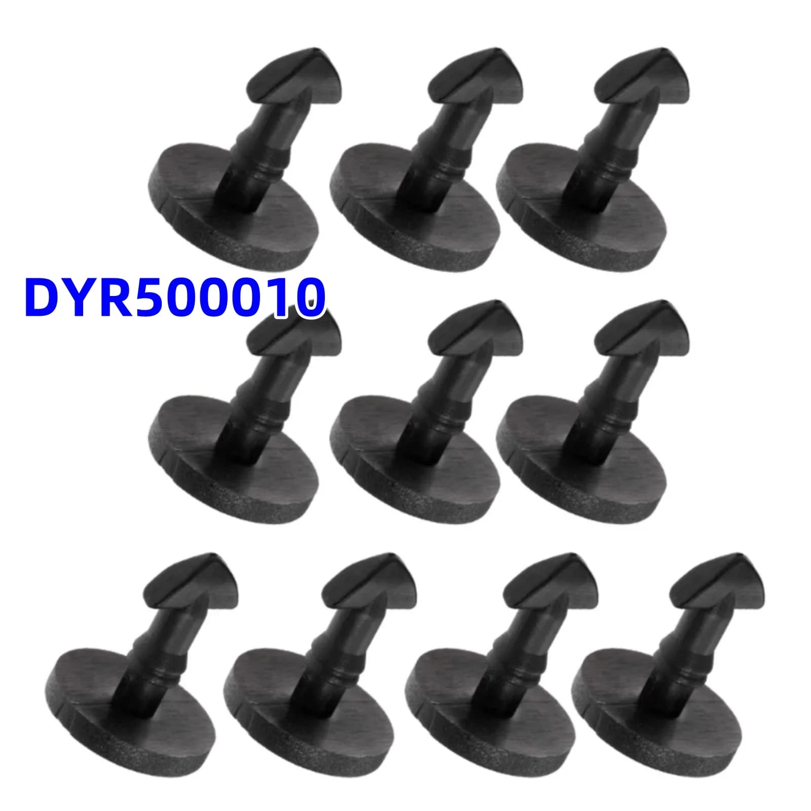 10pcs Auto Clip Rear Bumper Tow Cover Clips For LR Freelander 2 Discovery 3/4 Range Rover Sport 05-09 DYR500010