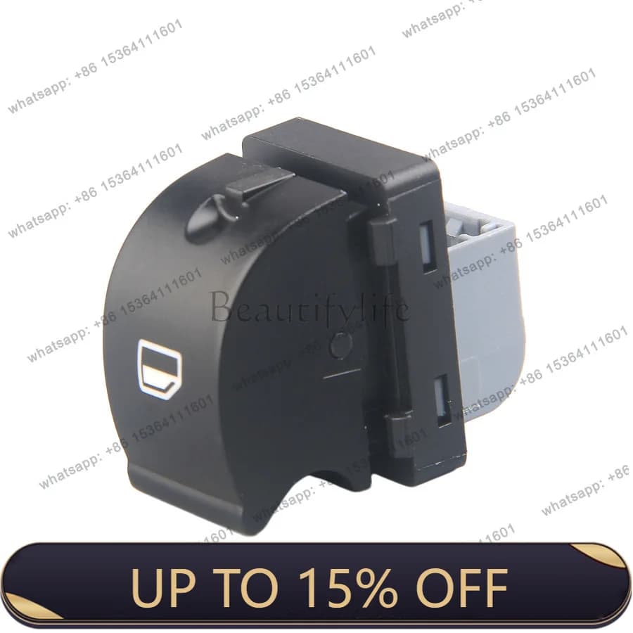 LJY cross-border application 4 B6 automotive glass lifter single switch 8ED959855