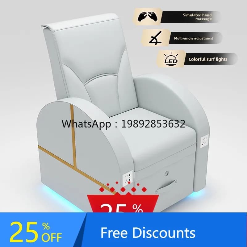 AA  Spa Salon Electric Eyelash Nail Sofa Foot Bath Chair Beauty Salon Nail Shop Eyebrow Tattoo Foot Care Reclining Chair