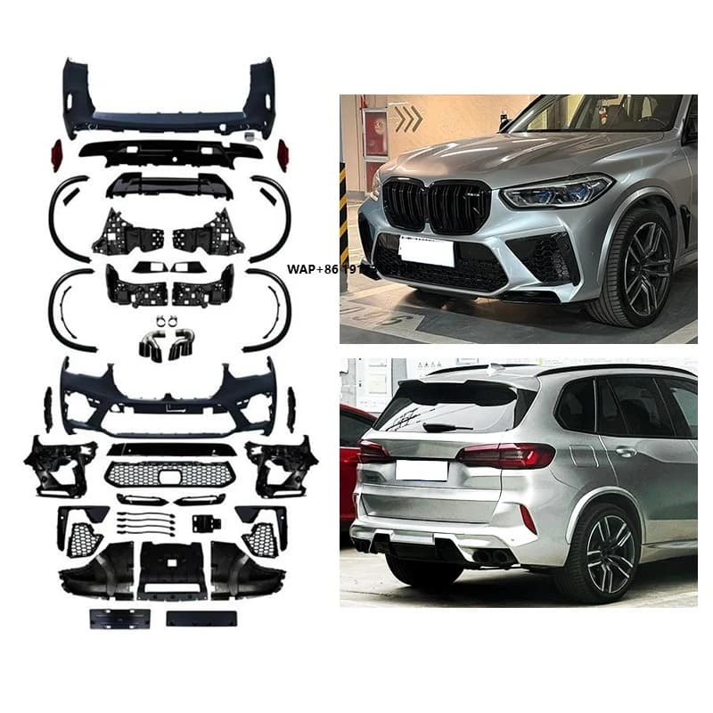 2019-2022 X5 Car Modification and Upgrade F95 X5M Body Kit Front Bumper Rear Bumper Headlights for X5