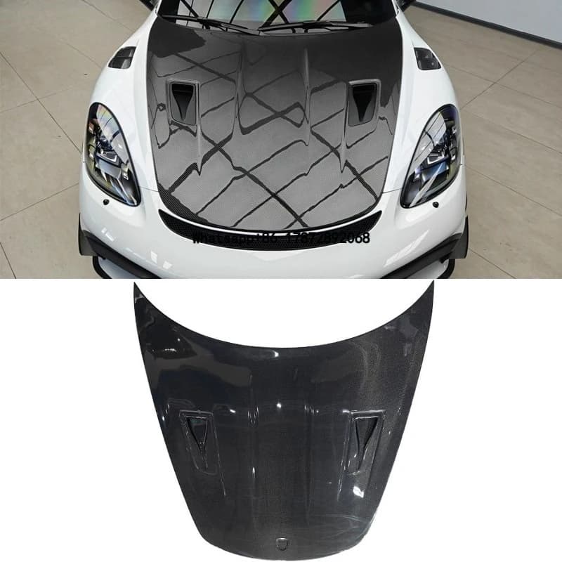 Dry Carbon Fiber GT4RS Style Engine Hood Body Kit Car Accessories for 718 981 982 987 991