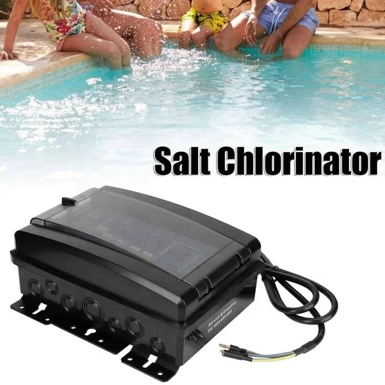 Salt Water Pool Chlorination System, Automatic Cleaning Salt Chlorinator Water Pool, Electrolytic Salt Chlorine Generator System