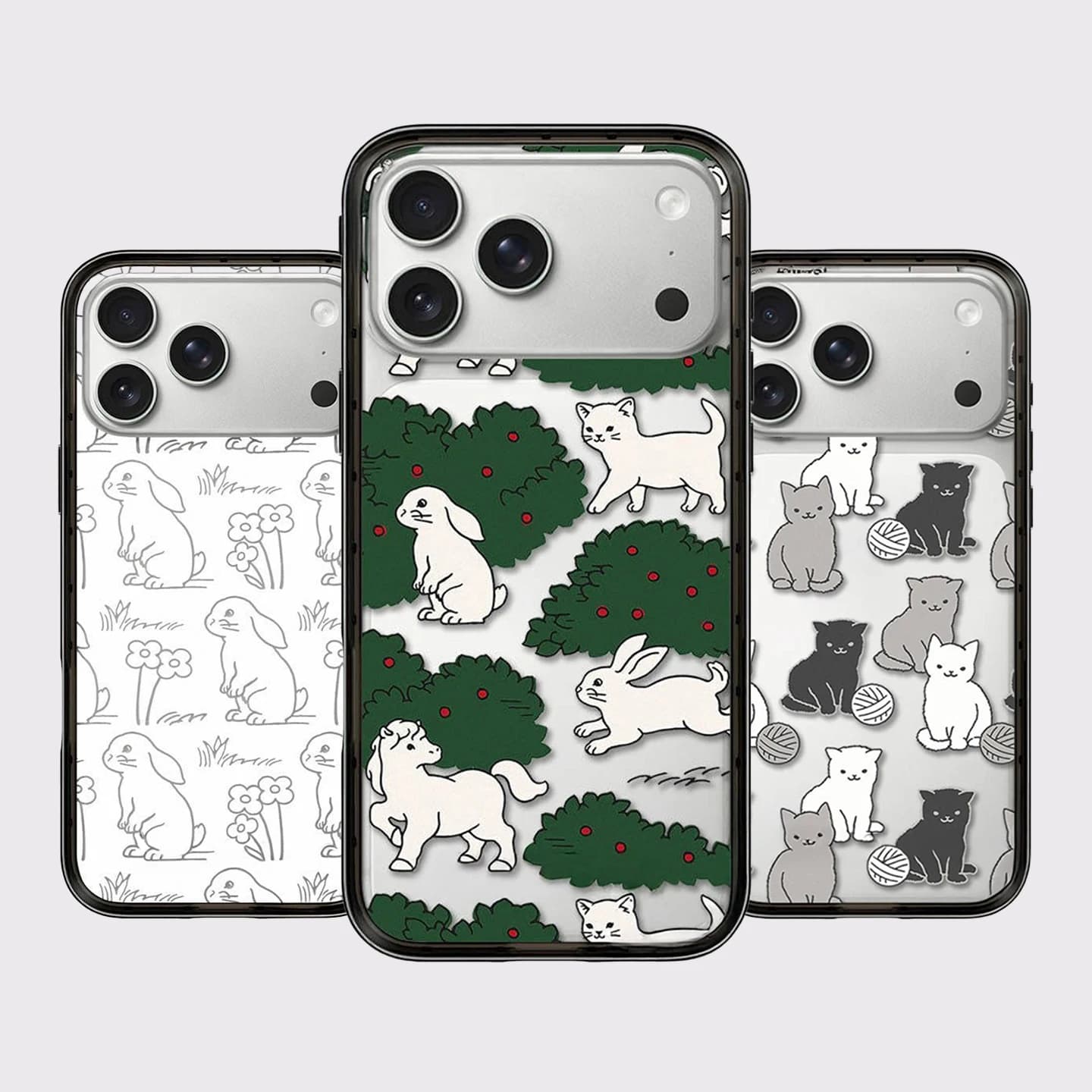 608313 Compact Black Border Magnetic Phone Case Cover for IPhone 13 14 15 16 17 18 Pro Max Case