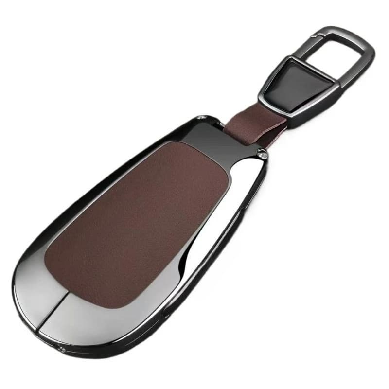 Premium Zinc Alloy Key Cover Case for Nissan N7/N6 (2025-2026) - Protective Key Fob Shell Key Bag Chain
