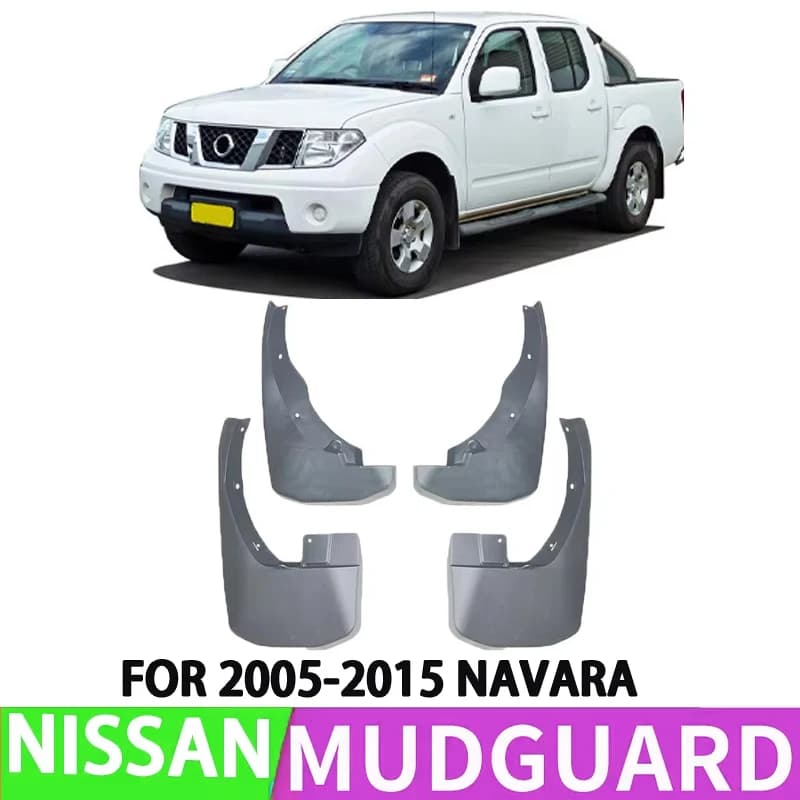 For 2005-2016 Nissan NAVARA Car Front and Rear Wheel Fenders Splash Retort