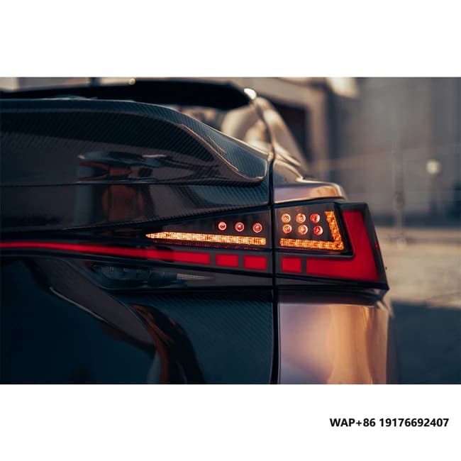 TT-ABC US Stock Ready to Ship Tail Light for Lexus 2013-2020 IS 250 350 Tail Lamp with LED Dynamic Spoiler Light