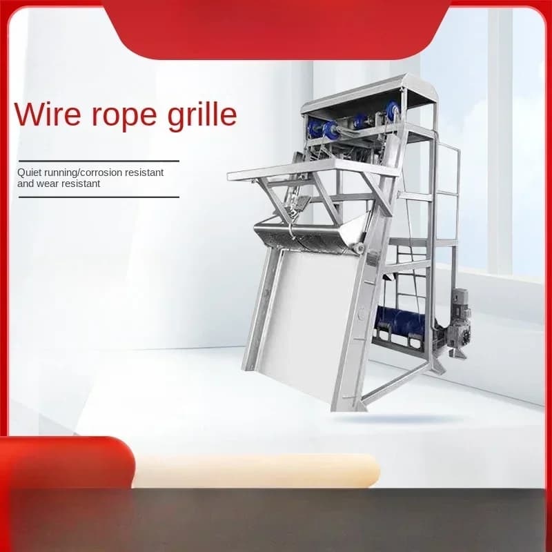 Hot SalesRope Grille Decontamination Machine Three-Cable Stainless Steel Traction Grille Decontamination Machine