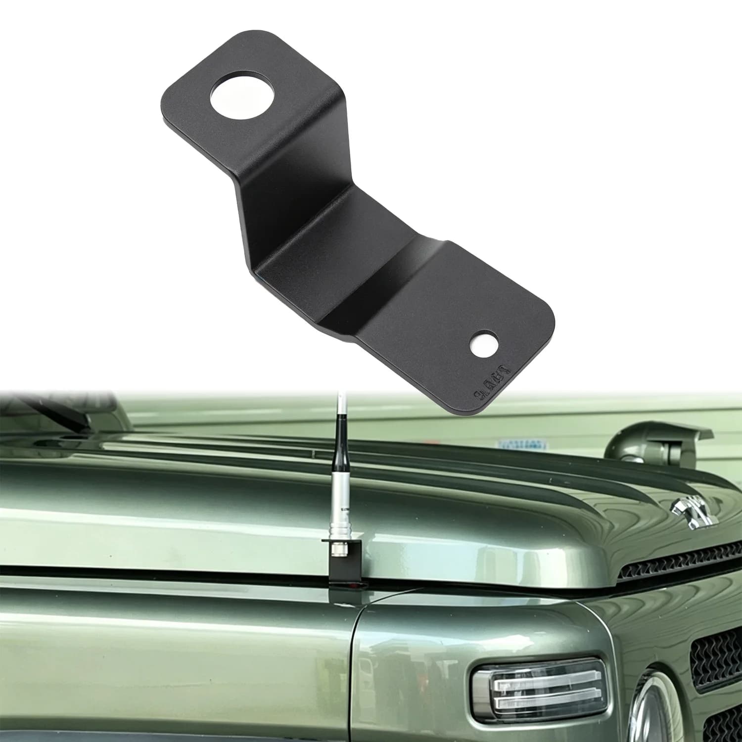 Hood Antenna Mount Bracket For 212 T01 2024-2025 No-Drill Fender Antenna Holder Off-Road Accessory 1Pc