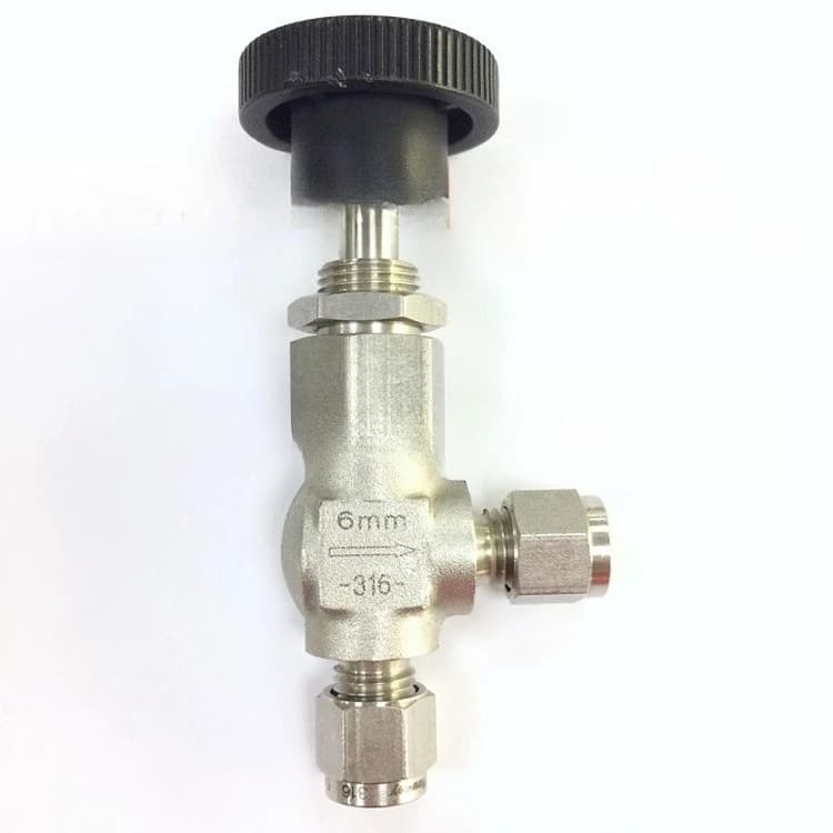 Factory Direct Sales 316 Stainless Steel Tube Right Angle Needle Valve, Precision Needle Valve Tube Right Angle Needle Valve