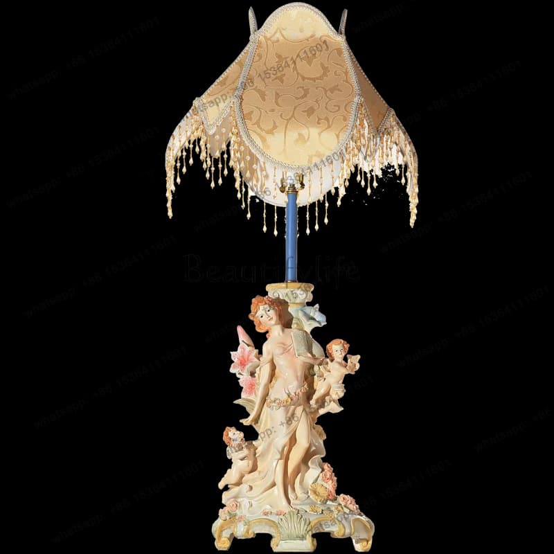 PG European angel character retro jewelry TV cabinet living room ornament floor home room decoration