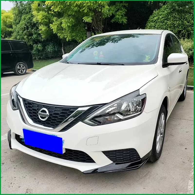 For Nissan Sentra 2016-2019 Front Bumper Body Kit Protective Corners Diffuser Protector Lip Car Styling Auto Accessories