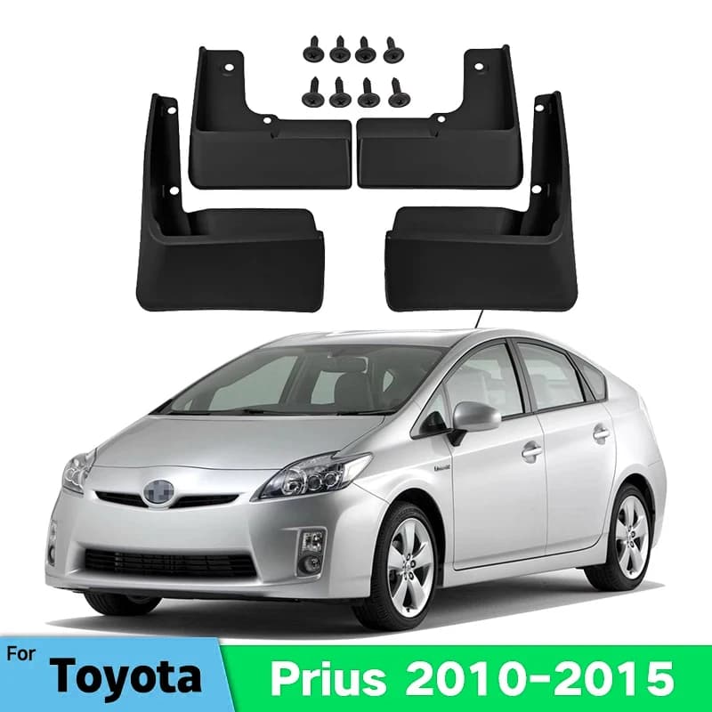 MudFlaps For Toyota Prius 3rd XW30 2010-2015 2014 2013 2012 Mud Flaps Splash Guard Mudguards Front Rear Fender Car Accessories