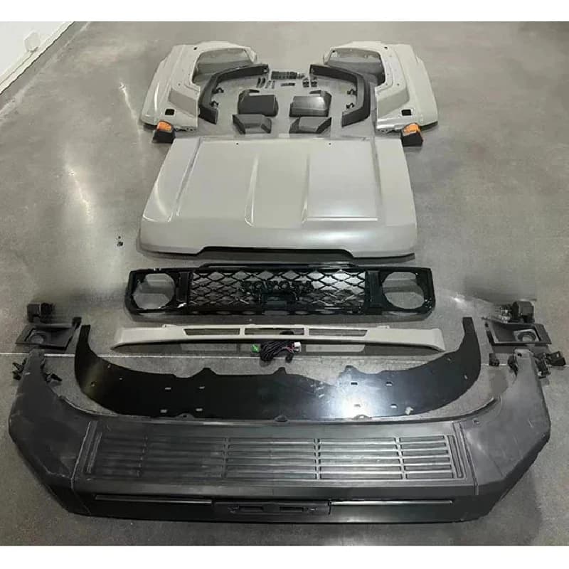 High Quality Upgr Facelift Body Kit Bumper Bonnet Lights LC/LC/LC