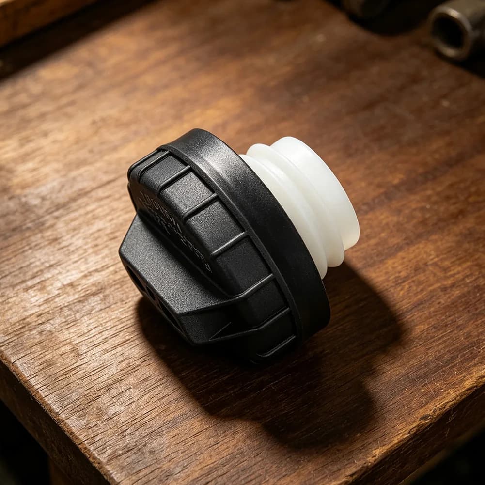 Black Fuel Tank Filler Cap for Jeep For Wrangler For YJ 1991 to 1995 Direct Replacement Cap 52003774 Plastic Material