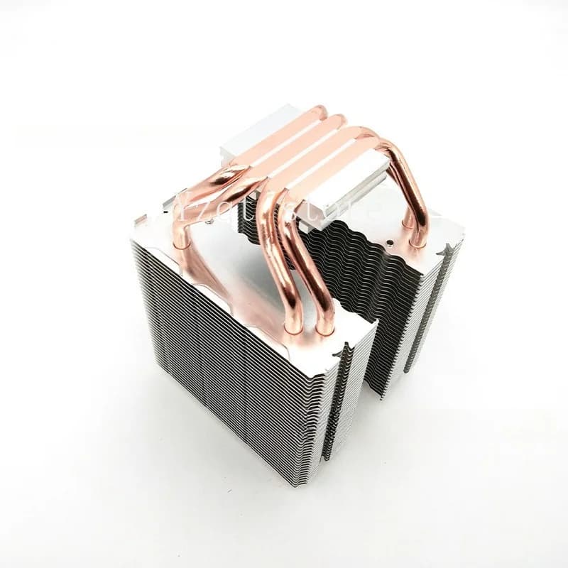 DIY electronic refrigerator small radiator for semiconductor refrigeration sheet cooling cpu radiator pure copper heat pipe
