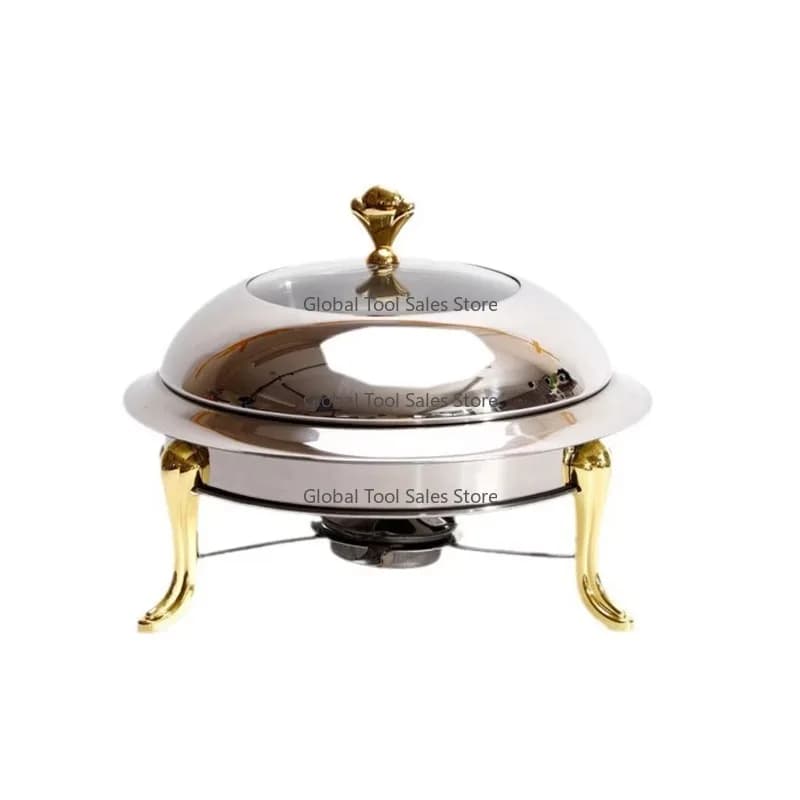 Small Stainless Steel Hot Pot with Steel Lid Modern Design Induction Bottom for  Stove for Soup Cooking at Home