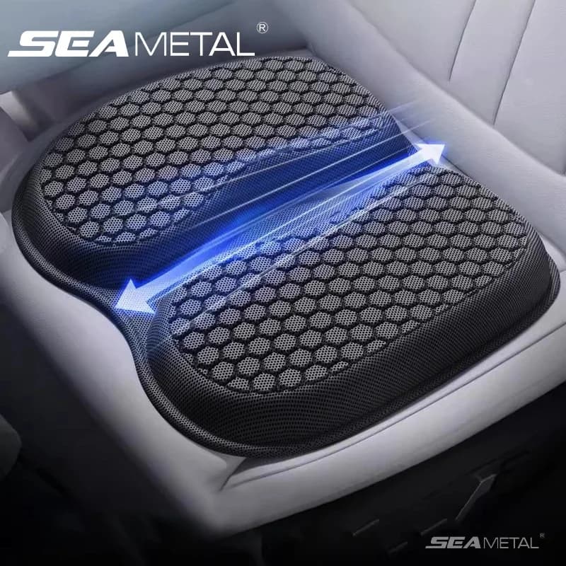 Gel Car Seat Cushion Summer Breathable Cooling Seats Cushions Ergonomics Absorb Pressure Universal for Cars/Office/Home