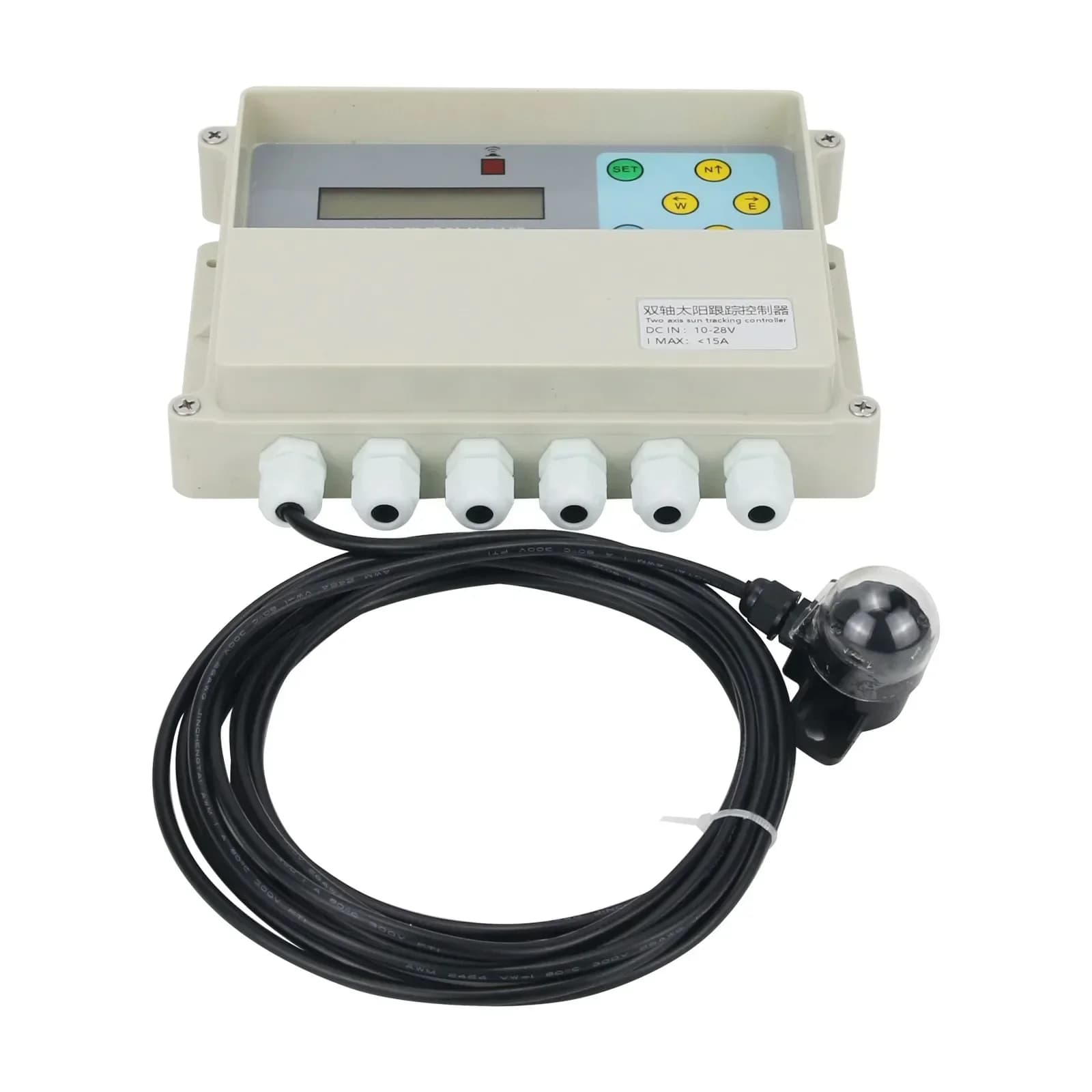 Exquisite Dual Axis Controller With Remote Control+DC Dual Axis Universal Joint For Automatic Sun Tracking