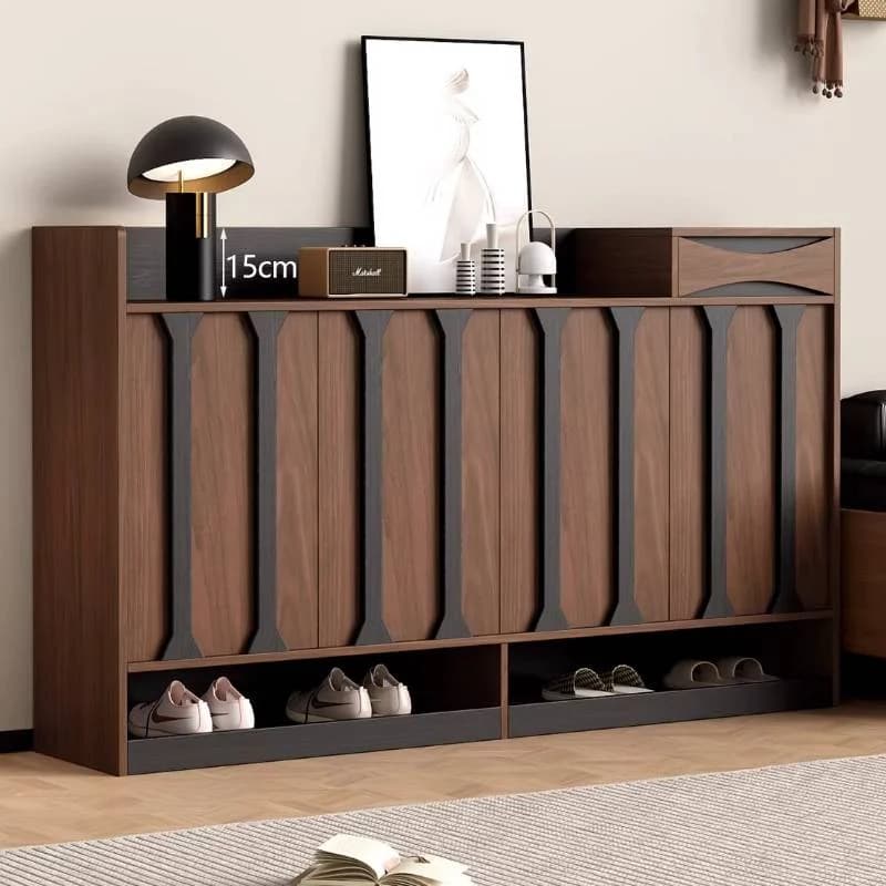 Nordic Assembled Shoe Racks Cabinet White Drawer Entryway Living Room Shoe Cabinet Ultra Thin Wooden Scarpiera Home Furnitures