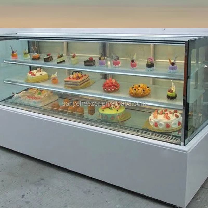 Display Cooler Hot Sale Bakery Display Counter Top Chiller Glass Door for Cake Display