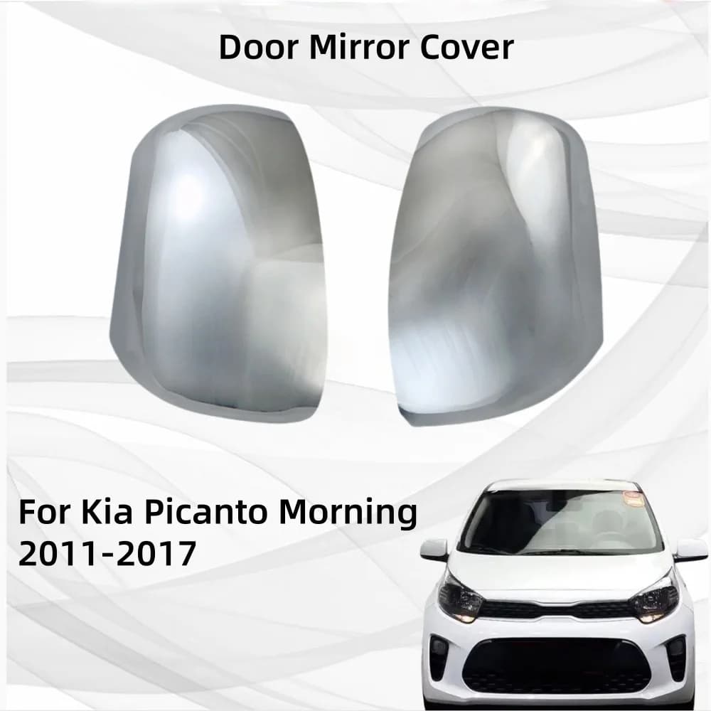 Accessories Exterior Components Trim Paste Style Door Mirror Cover For Kia Picanto Morning 2011 2012 2013 2014 2015 2016 2017