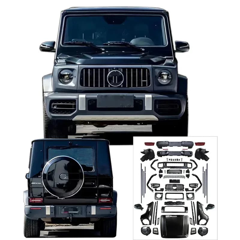 For  G Class W463 To W464  G63  Bumpers Grille Headlight Car Modification Parts  Upgr BodyKit