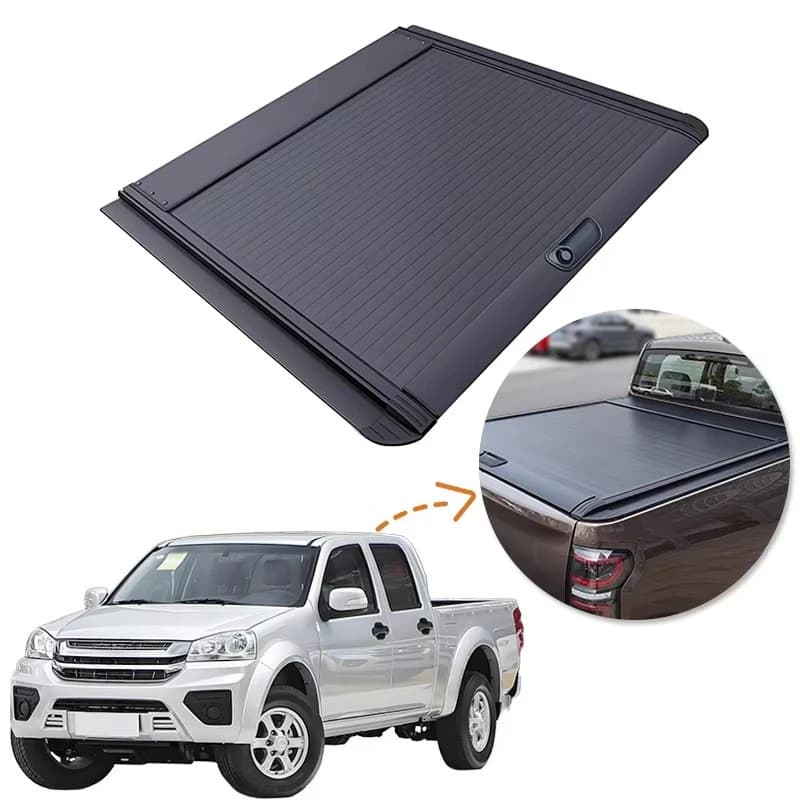 Wear-Resistant Waterproof Anti-Theft Car Parts Roller Lid up Pick up Truck Aluminium Alloy Tonneau Cover for GWM Wingle 5