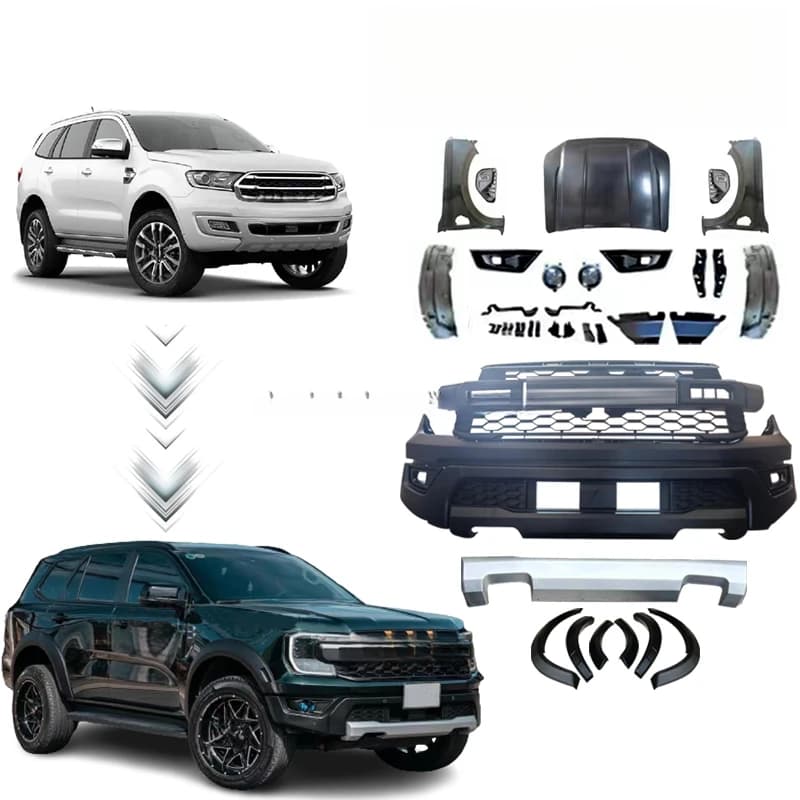High Quality 2016-2021 Facelift Body Kit Upgrade To 2023 Raptor Style Exterior Mod Accessories