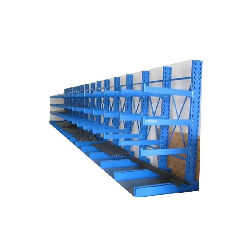 Retractable cantilever shelves, plate aluminum pipes, storage hand racks