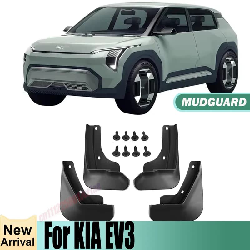 Splash Guards Mud Flaps Mudguards For KIA EV3 2025 2024 GT line Front Rear Wheels Fender Car Accessories 4Pcs MudFlaps