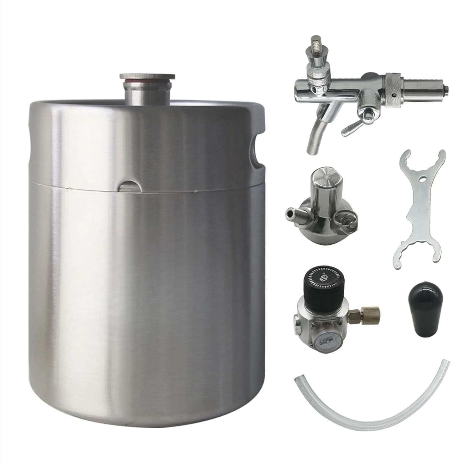 Metal Stainless Steel 2L 3.6L 5L 8/10L Craft Beer Mini Barrel Syrup Brewing Barrel