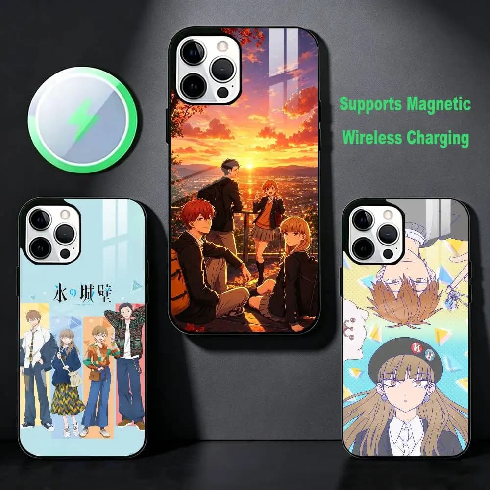 The R-Ramparts of Ice Anime Phone Case For iPhone 17,16,15,14,13,12,Plus,Pro,Max for Magsafe Magnetic Wireless Charging