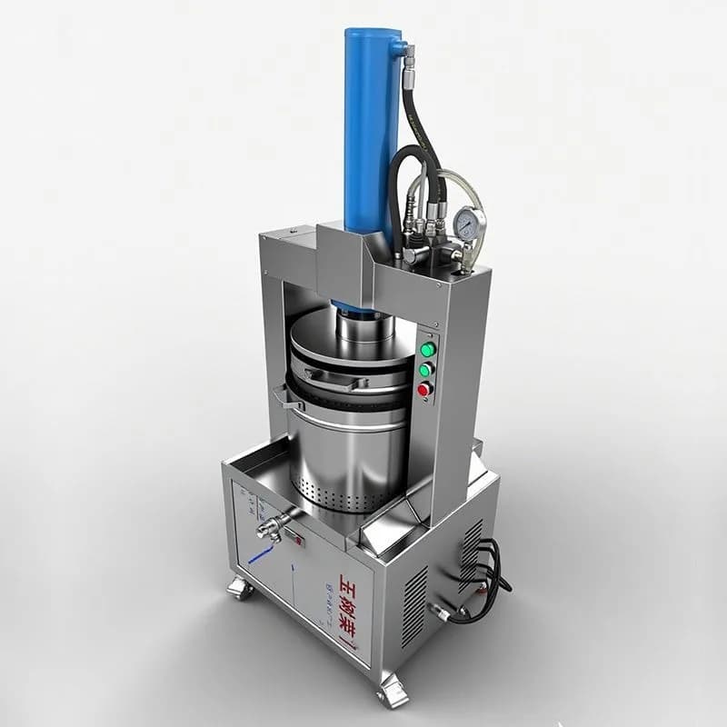Electric wine trout machine, stainless steel water squeezer, hydraulic commercial lard crackling machine