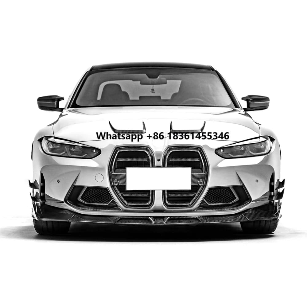Suitable for G80 M3 G82 G83 M4 Dry Carbon Fiber Front Bumper Lip 2020-IN
