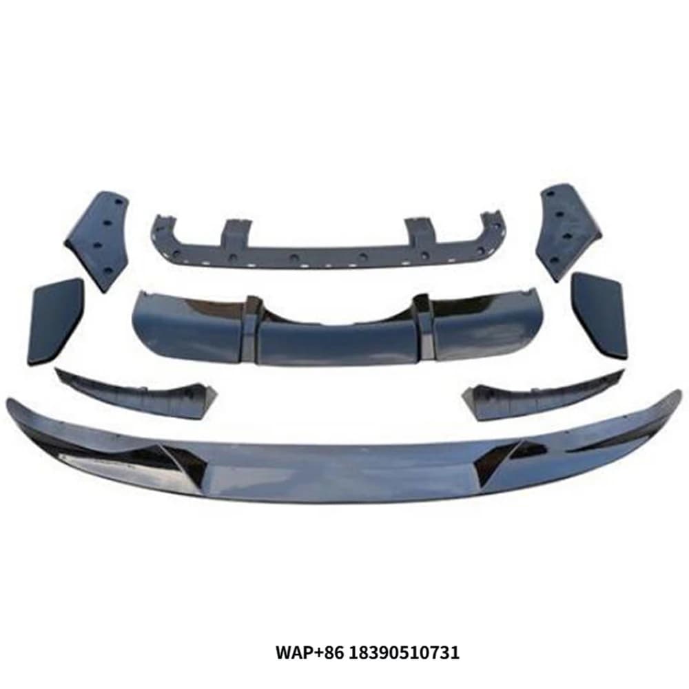 High Quality M-performance X5 F15 aero Kits Body Kit Glossy Black Front Splitter Rear Diffuser F15 aero Kits