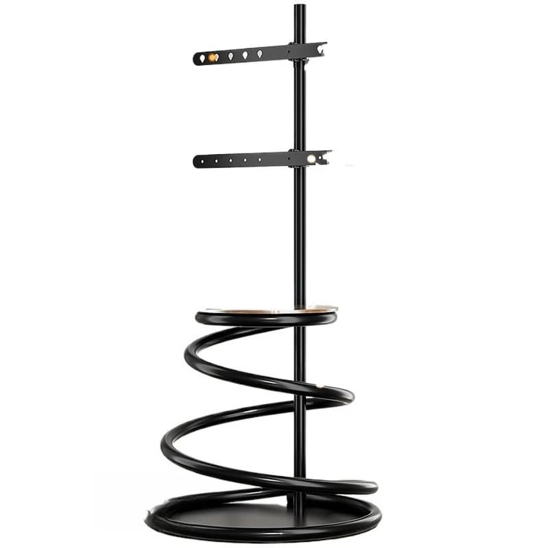 Art Floor Hanger 55/65/75 TV Stand Solid Wood Pallet Rotary Vertical Mobile Cart