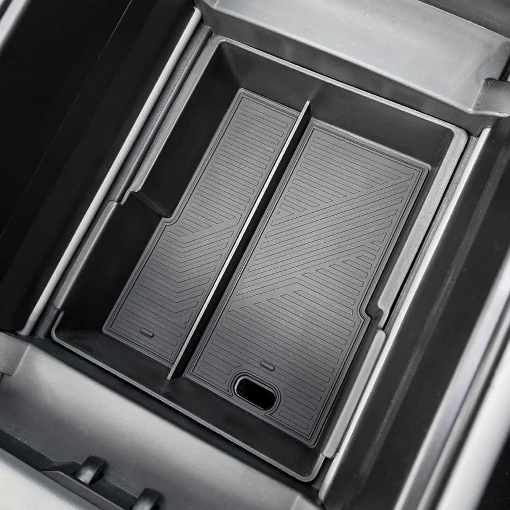 Fit For BAIC BJ40 2024-2026 Central Control Armrest Box Storage Box ABS Material Interior Products Layered Storage Box