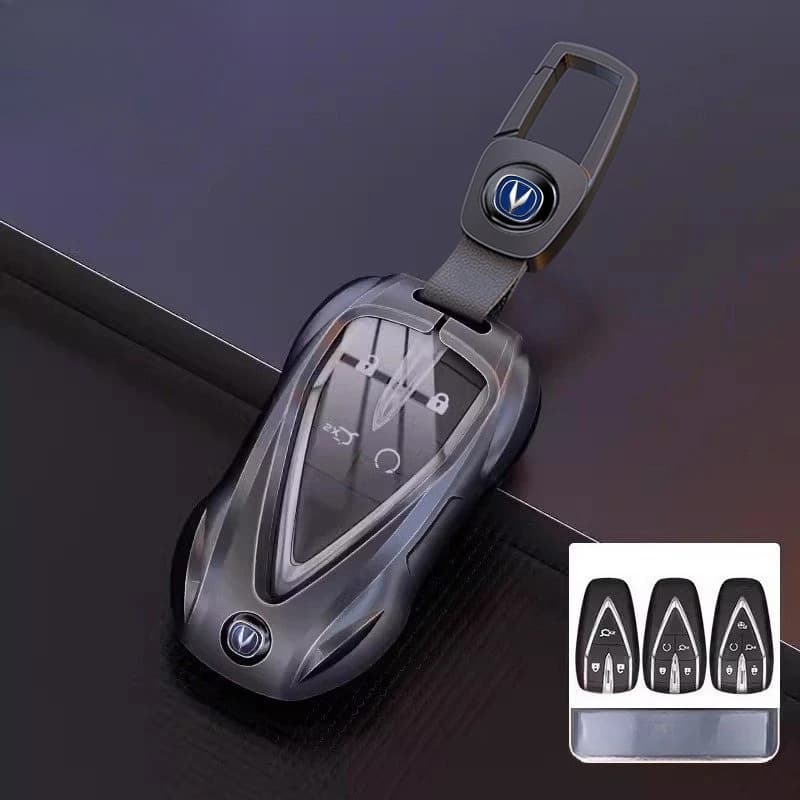 Premium Zinc Alloy Key Cover Case for Changan CS75 Plus/CS55/CS35/Eado/Oshan X5/X7/UNI-V - Protective Key Fob Shell