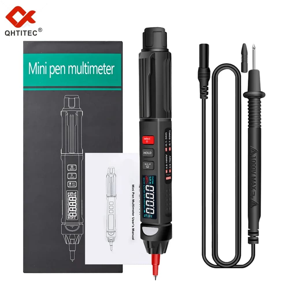 JCD Digital Multimeter Pen 118A 118B 6000 Counts True RMS Measuring Instruments Automatic Voltage Phase Sequence Detection