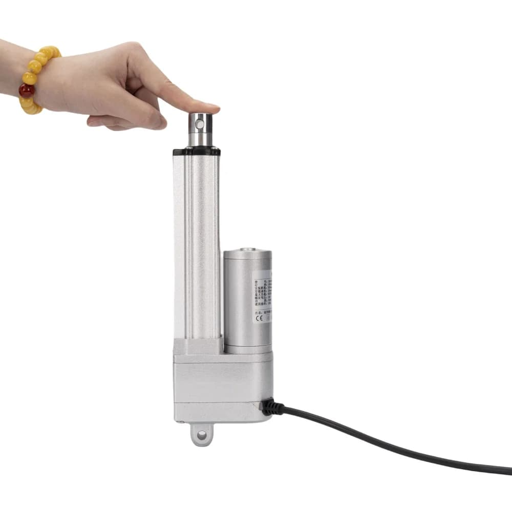 Electric push rod 12V 8-inch stroke heavy duty with mounting bracket 2000N 450LB 10mm/s linear actuator