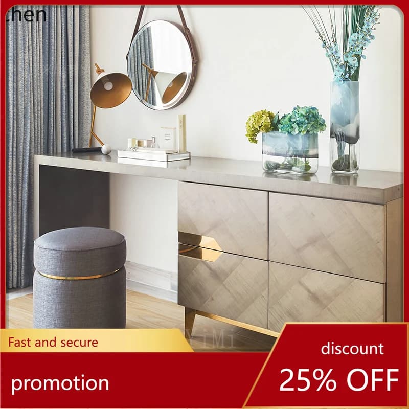 ZML High-End Villa Writing Desk Model Room Fashion Makeup Table Design