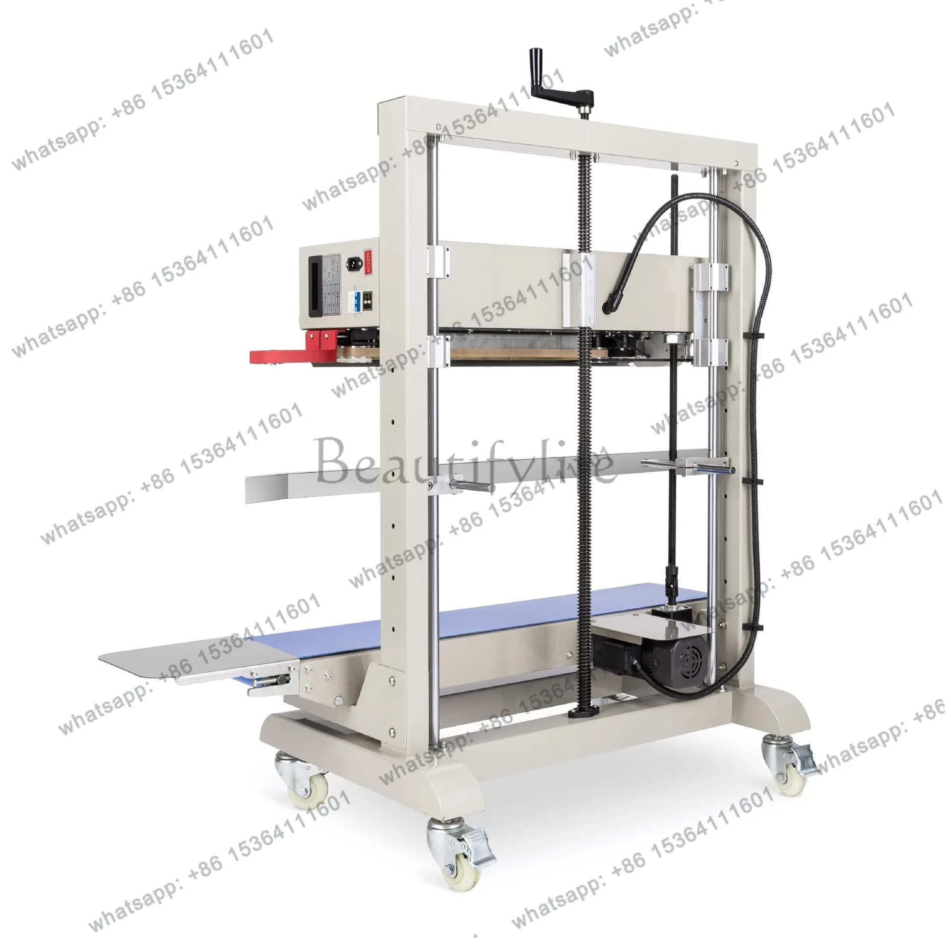 FR1300V paint/stainless steel vertical intelligent coding numerical control panel, special for pet bag sealing