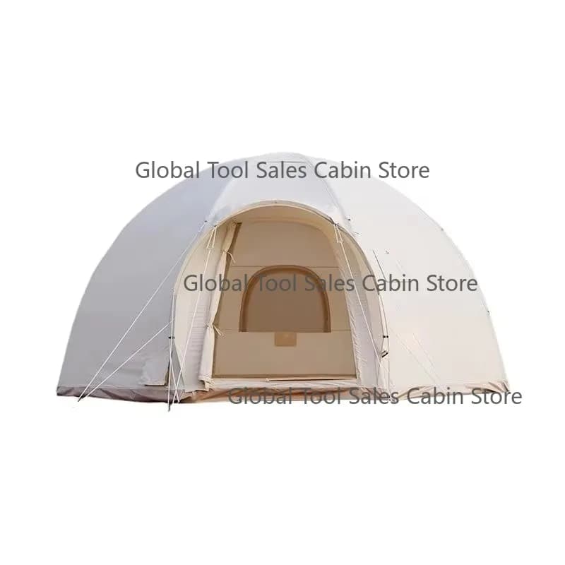 Outdoor Yurt Tent Canopy Waterproof Oxford & Cotton Fabric UV Resistant Glamping House for Wedding Camping Events