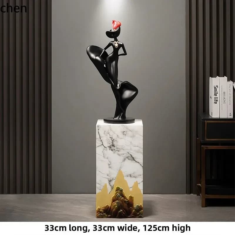 HYS  entrance figure shape decorative ornament living room sofa TV cabinet next to sculpture