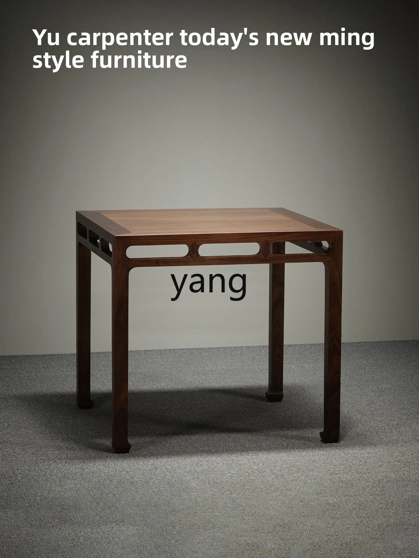 LMMSolid Wood Eight Immortals Dining Table Square Home Tea Room Tea Table