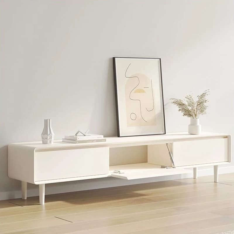 Cream Style Elegant Delicacy Tv Cabinet Creative Trendy TV Stands Luxury Space Saving Mobiletto Per Tv Living Room Furniture